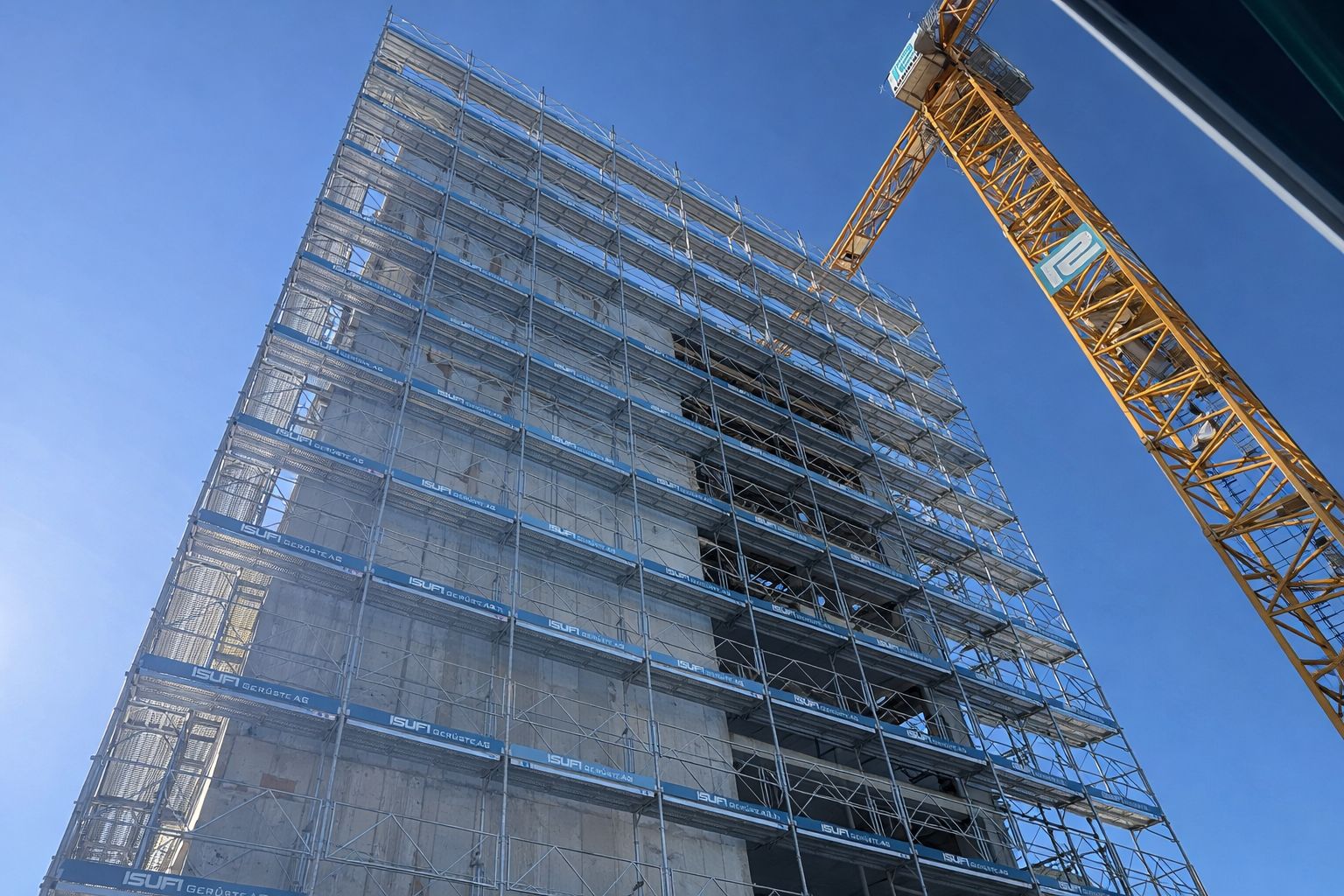 ISUFI Gerüste AG Grossbaustelle Zürich